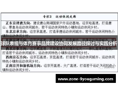 球队表现与体育赛事品牌建设协同发展路径探讨与实践分析